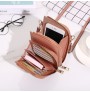 Mini phone bag with multiple slots and slung body