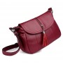 Elegant soft leather cross-body bag