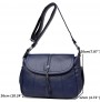 Elegant soft leather cross-body bag