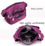 Casual multi-pocket lightweight shoulder bag