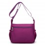 Casual multi-pocket lightweight shoulder bag