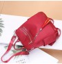 Nylon waterproof multi-functional shoulder bag