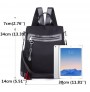 Nylon waterproof multi-functional shoulder bag