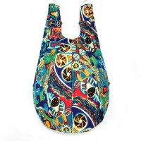 Ethnic canvas stitching bag