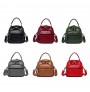 PU leather solid multi-functional shoulder bag