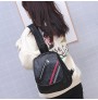 PU leather large capacity backpack