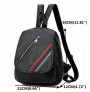 PU leather large capacity backpack