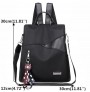 Burglar sequined backpack Oxford shoulder bag