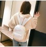 Rabbit ears sequined color shoulder bag