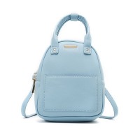 Artificial leather candy shoulder bag