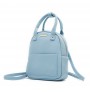 Artificial leather candy shoulder bag