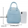 Artificial leather candy shoulder bag