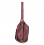 Multifunctional PU leather backpack for leisure travel