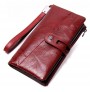 5.5 "9-slot leather wallet