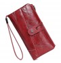 5.5 "9-slot leather wallet