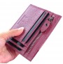 10-slot leather wallet