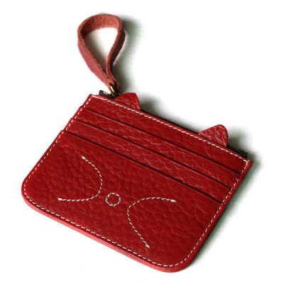 Leather 6-slot coin purse