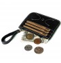 Leather 6-slot coin purse