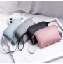 Pure color PU leather wallet