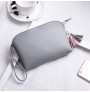 Pure color PU leather wallet