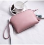 Pure color PU leather wallet