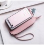 Pure color PU leather wallet