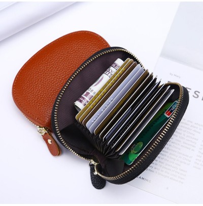 Multi-slot leather 12 card slot card slot coin purse