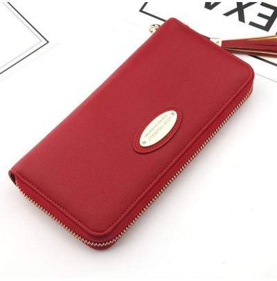 Fashion solid color wallet