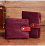 Leather antique seven-slot wallet