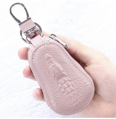 Men's Leather Crocodile Wallet Car Key Case Key Holder