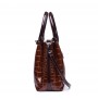 Crocodile skin imitation leather bag for lady