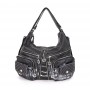 Casual multi-pocket cross-body bag with PU leather